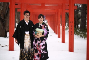 【北海道】札幌冬天極寒雪地振袖和服婚紗／美月桜和服店