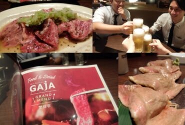 【北海道札幌】札幌薄野燒肉店「GAJAすすきの店」幫公司小鮮肉辦壯行會。