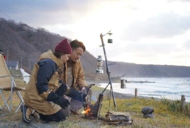 我對北海道在地野營品牌「TRIPATH　PRODUCTS」的焚火台和鹿角金屬自由掛架，一見鍾情。